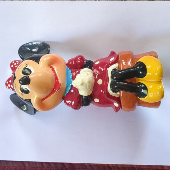 Vintage 1968 DISNEY* Minute Mouse coin back complete w/ original rubber stopper - Picture 1 of 17